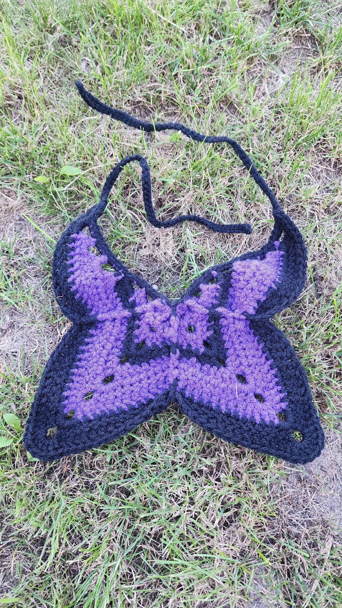 Wing Bandana (Black/Purple)
