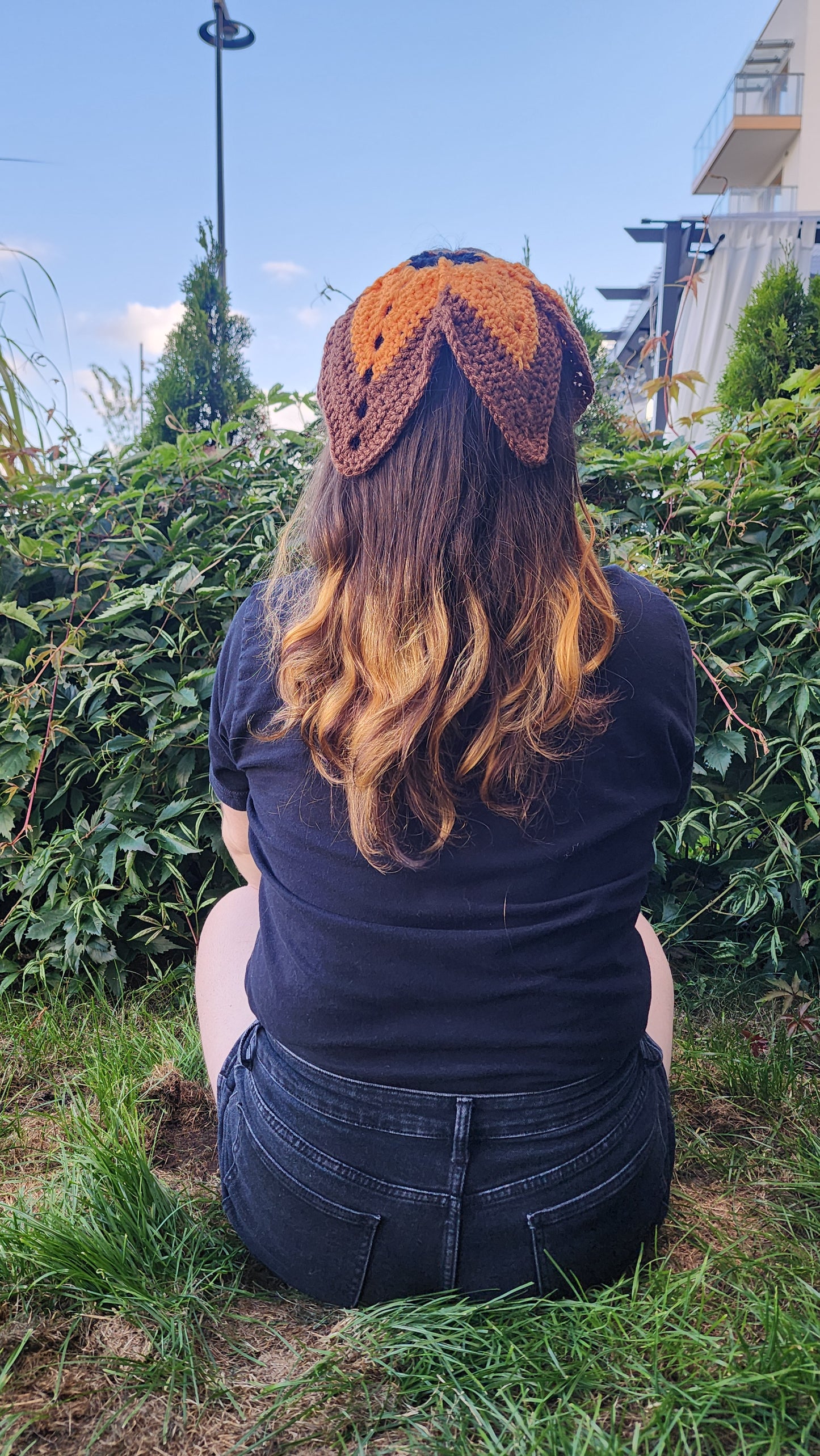 Wing Bandana (Brown/Orange)
