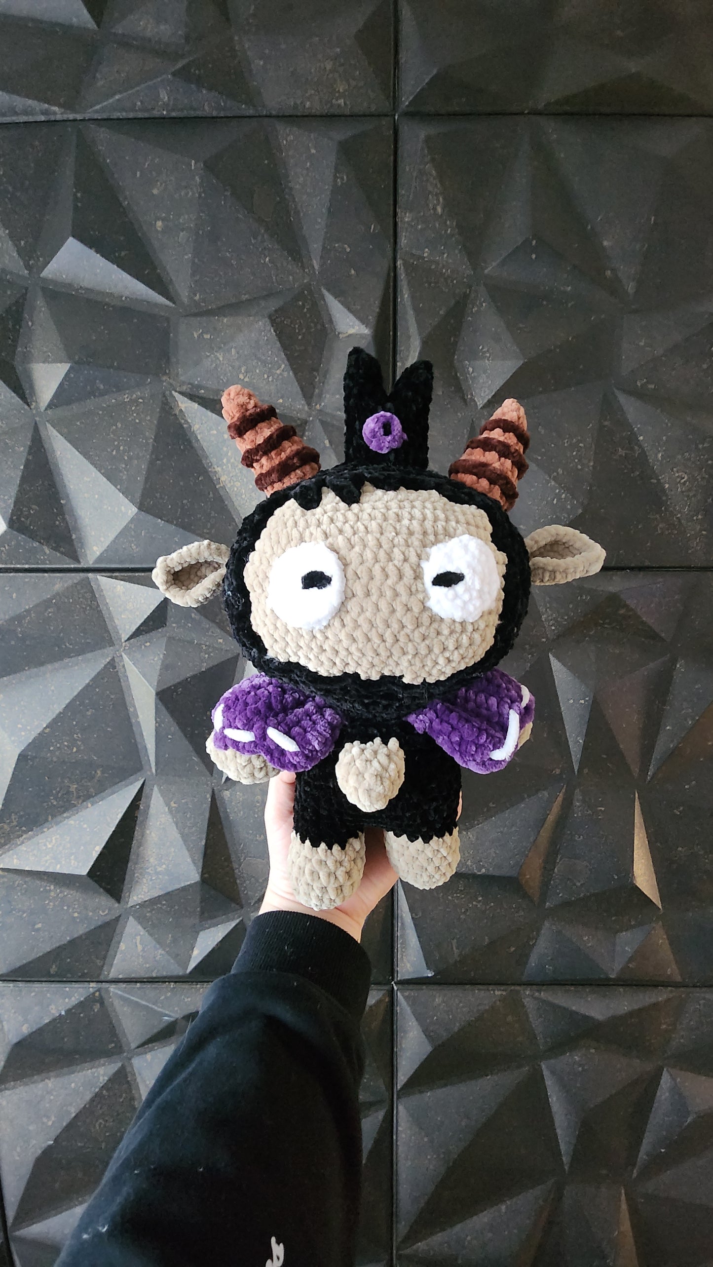Goat with Black Crown