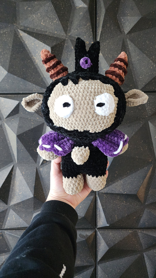 Goat with Black Crown