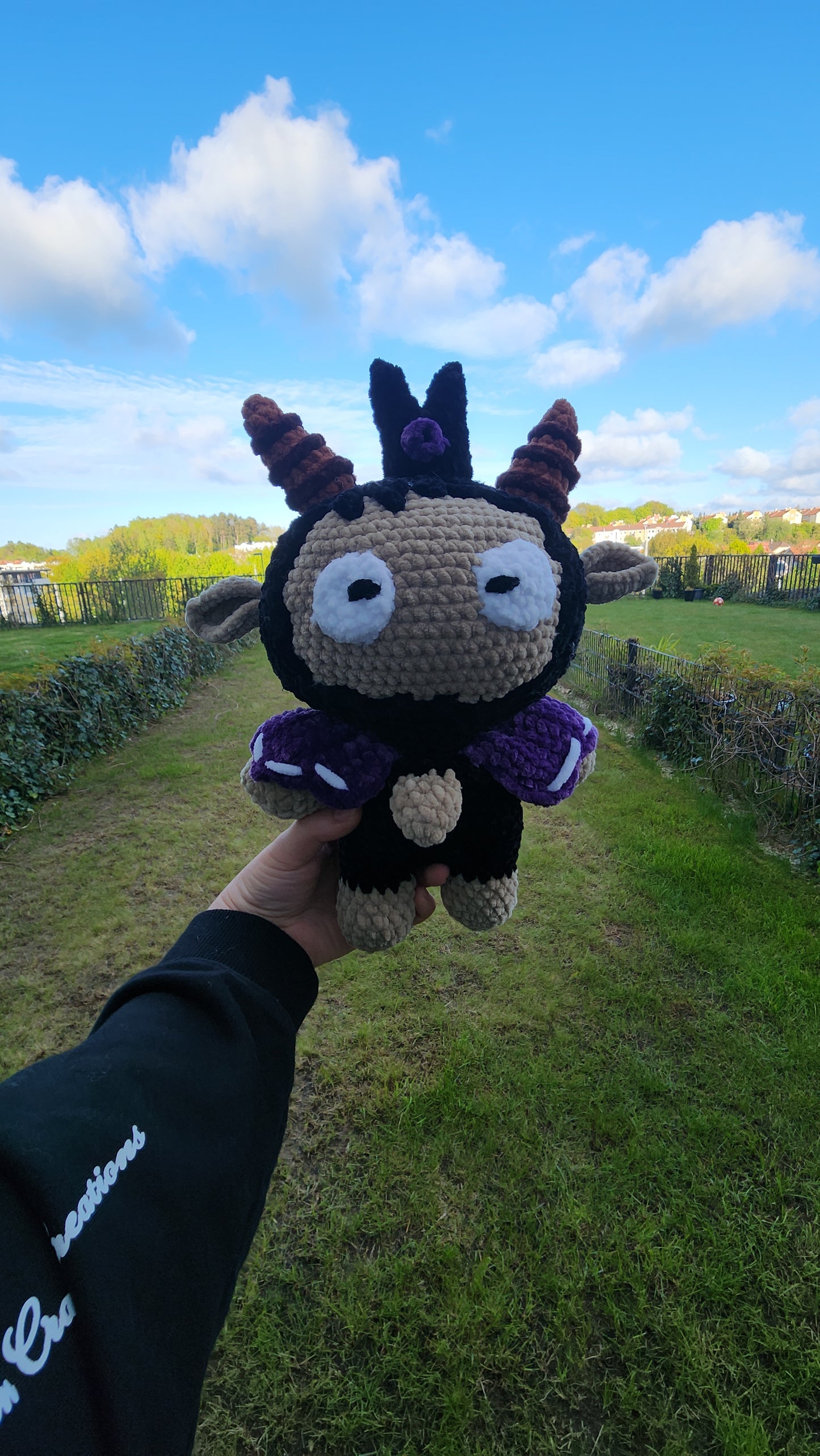 Goat with Black Crown
