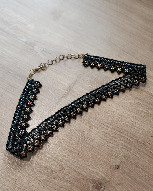 Black & Gold Choker