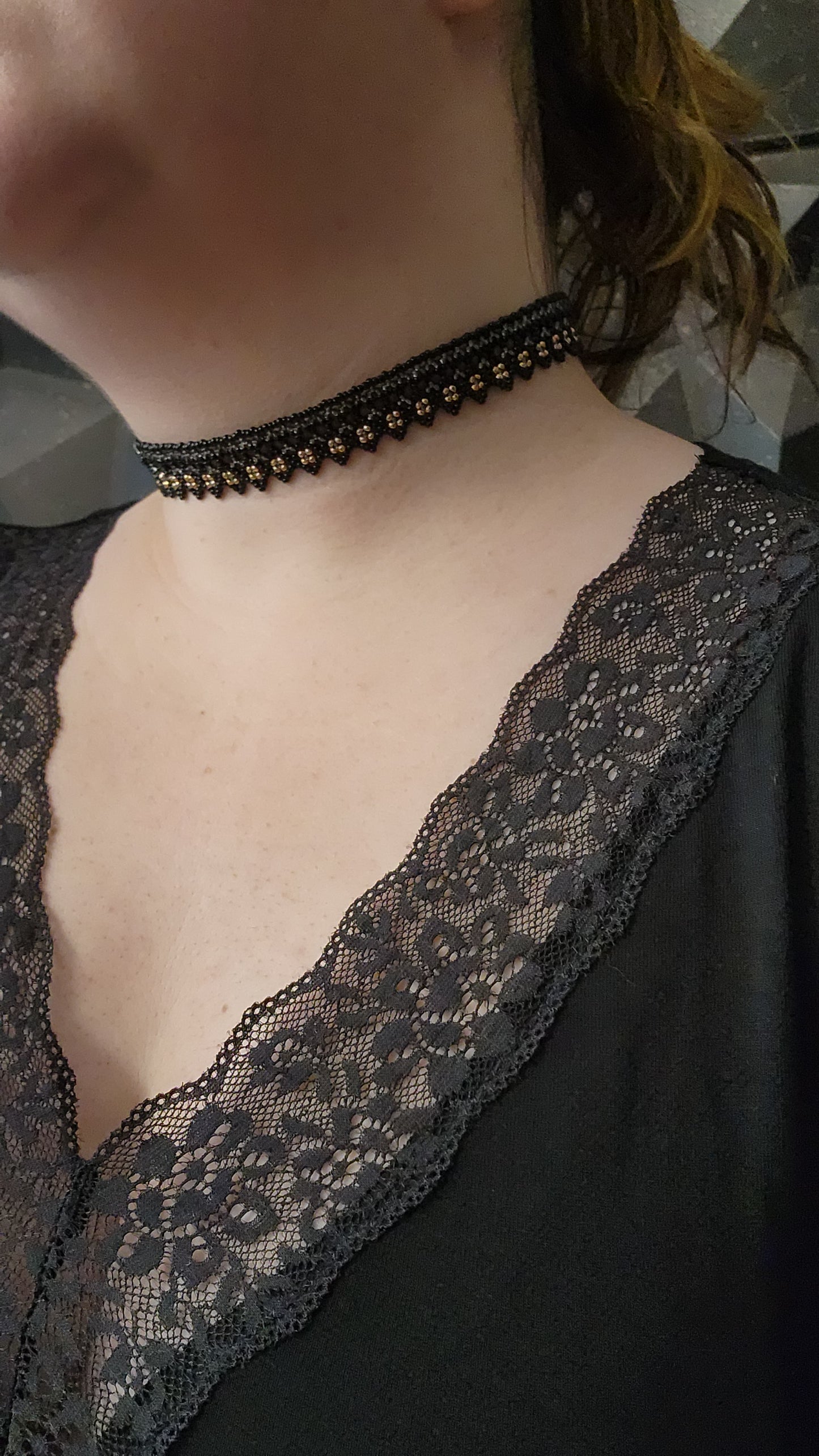 Black & Gold Choker